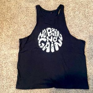 Men’s stringer workout tank — No Pain No Gain